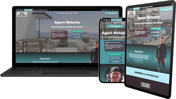 Responsive website design,real estate website,hixonic,Greg Hixon